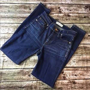 Madewell high riser skinny jean SF 24
